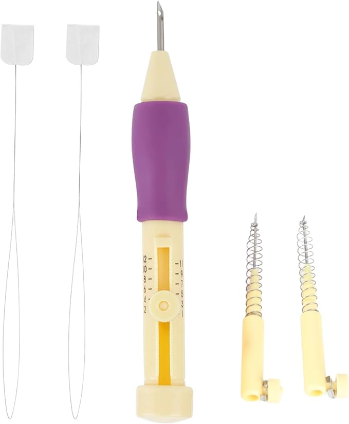 Punch Needle Embroidery Set Embroidery Needle Punch by Walfront