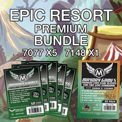 Mayday Games Epic Resort Game Accessory- Premium Card Sleeve Bundle by MAYDAYGAMES