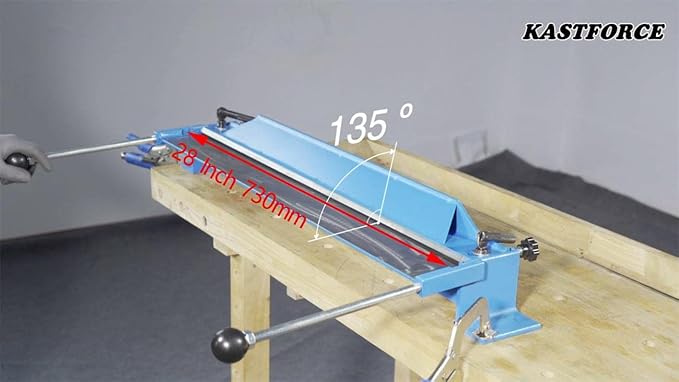 KF5002 Steel Bending Brake Sheet Metal Bender Metal Folder 28 Inch (730mm) 18 Ga (1.2mm) Capacity
