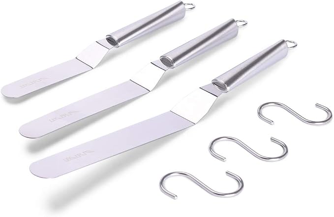 Offset Spatulas Cake Icing Knife 6 8 10 Inch by LEGERM