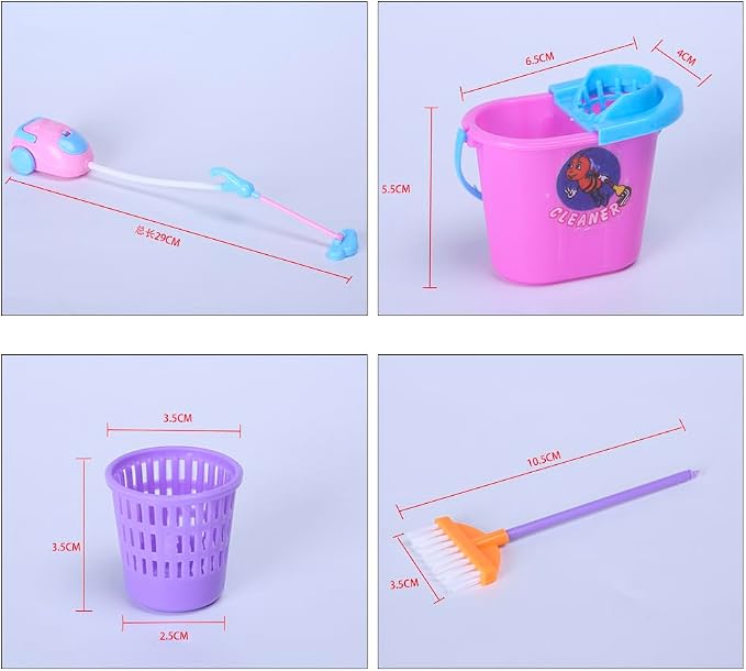 E-TING Mini Cleaning Tool Set Dollhouse Furniture - Image 6