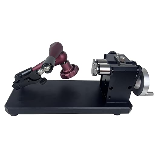 Concentricity Tester, Coaxiality Measuring Instrument, Measuring Dia 1-35mm, Length 102mm, Precision Resolution 0.002mm, with a Measuring Stand, for Measuring Stepped Shafts, Bushings et al