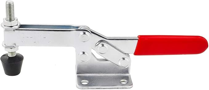 4 Pack Toggle Clamps Latch Vertical Quick-Release Toggle Clamp Antislip Holding Capacity 220 lbs Tool GH-201C