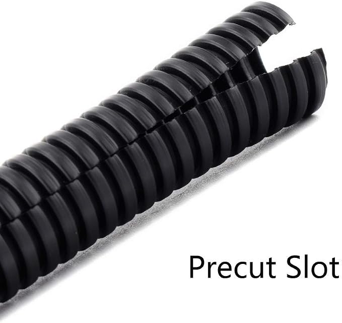ZhiYo 20FT 1/4” Wire Loom Split Tubing Auto Wire Conduit Flexible Cover | High - Image 6