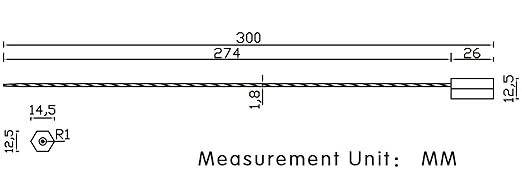 500 pcs Tamper Proof Security Cable Wire Seals Numbered Pad-Lock Pull-Tite Security Tag Straps for Trailers, Cargo, Truck (Green)