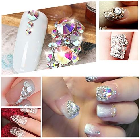 Onwon 1440 Pieces SS16 / 4mm Clear Crystal Flat Back Brilliant Round - Image 5