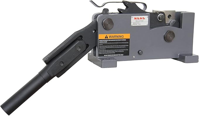 KAKA INDUSTRIAL MS-20 Manual Sheet Metal Shears - Cuts Square Steel, Rebar, Rod, Flat Bar, Round Steel up to 0.79 in / 20mm