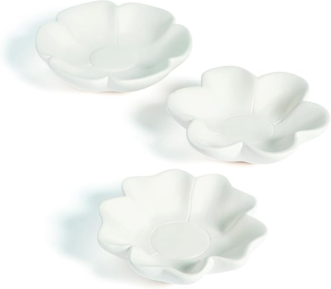 Fun Express Ceramics to Paint Mini Flower Bowls 12 Pack - Image 2