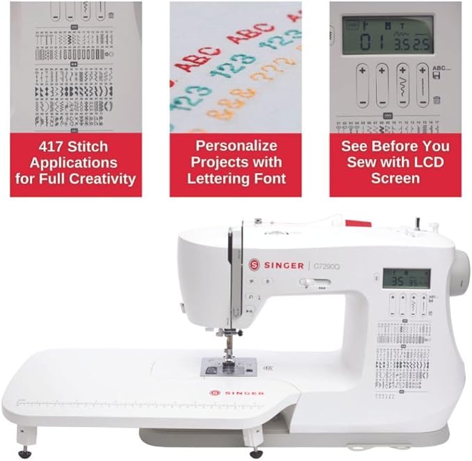 SINGER C7290Q Computerized Sewing & Quilting Machine - Image 3