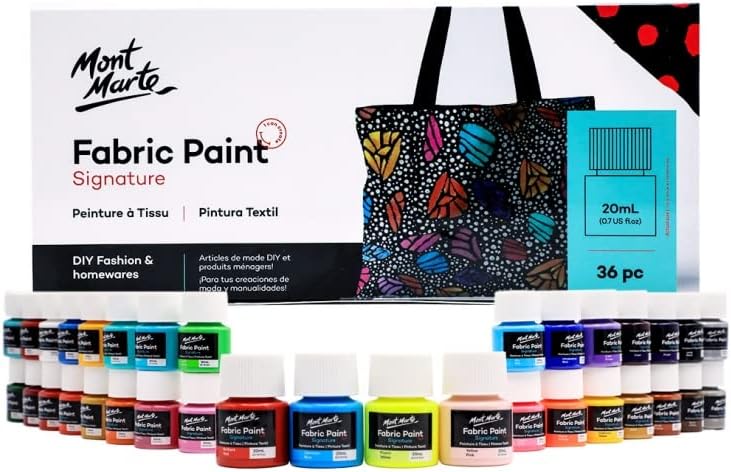 Mont Marte Signature Fabric Paint, Suitable by MontMarte