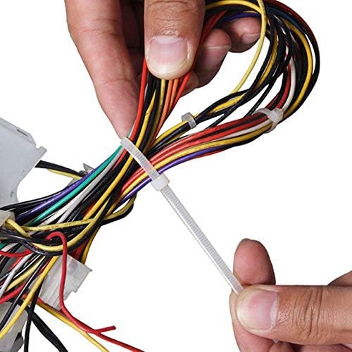 4 Inch Brown Tan Colored Zip Ties (100 Pieces) 18lb Strength, Nylon Cable Wire Ties