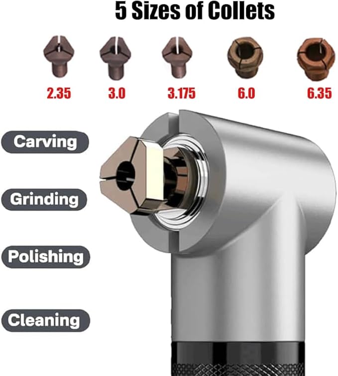 380W Hanging Flex Shaft Die Grinder Sander Polisher Rotary Tool, Foot Pedal Control, Extendable Handle