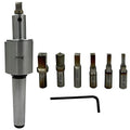 ASSORTS Precision Rotary Broach with MT3 M12 x 1.75 Drawbar Thread and H.S.S Square Punch 7 Pcs– Ideal for CNC, Lathe, Milling & Drilling