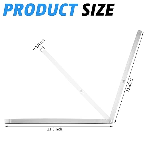 Tigeen 2 Pcs 25 Blade Long Feeler Gauge Set 0.038-1.02mm, Stainless Steel Feeler Gauge Dual Marked Metric and Imperial Measuring Tool, Silver for Guitar, Spark Plug, Piston Measure
