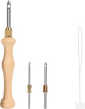 Pllieay Punch Needle, Wooden Punch Needle Tool, Adjustable Embroidery Punch by Pllieay