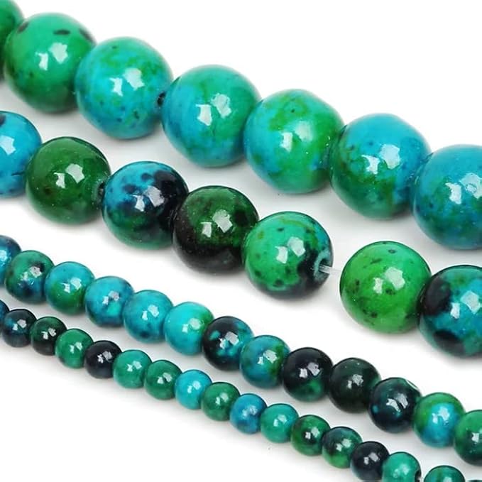 Zenkeeper 108 Pcs Chrysocolla Beads - Image 2