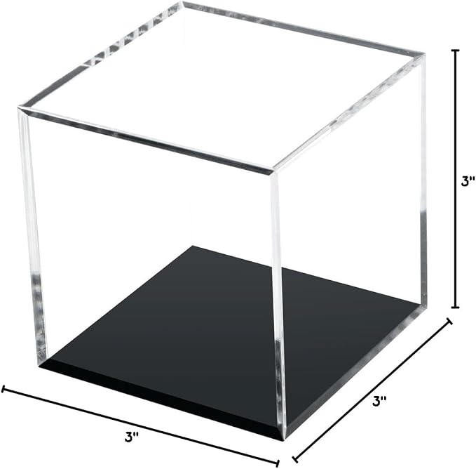 Clear Acrylic Boxes for Collectibles Display, Removable Countertop Storage Box - Image 8