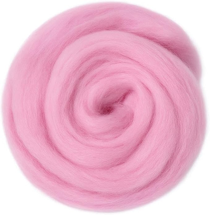 Catopia Wool Roving Yarn, 100G/3.53OZ Soft Felting Wool Pure Chunky Roving Yarn by Catopia