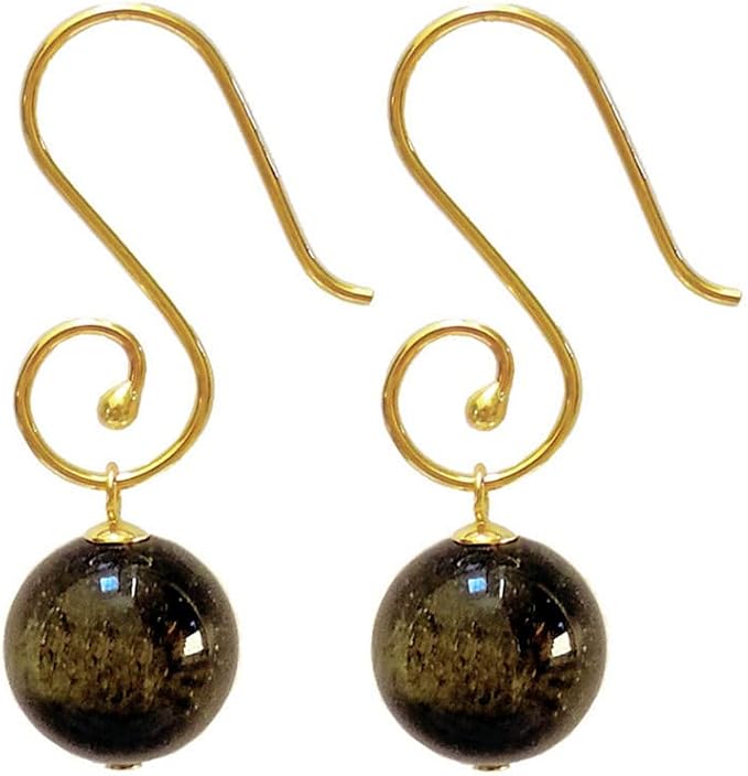 Zenkeeper 116 Pcs Gold Sheen Obsidian Beads - Image 6