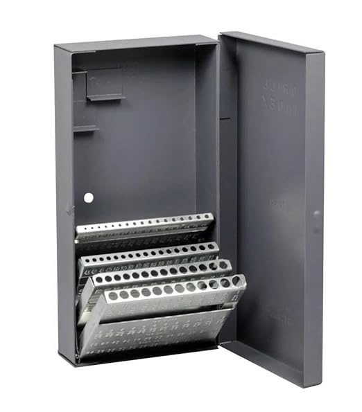 Drill America Drill Bit Index/Case, 1 - #60 Taper Length (60 Sizes), 11650, HUT360