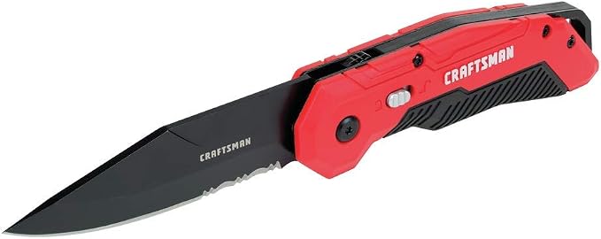 CRAFTSMAN Pocket Knife, Spring Assisted Opening - Image 2
