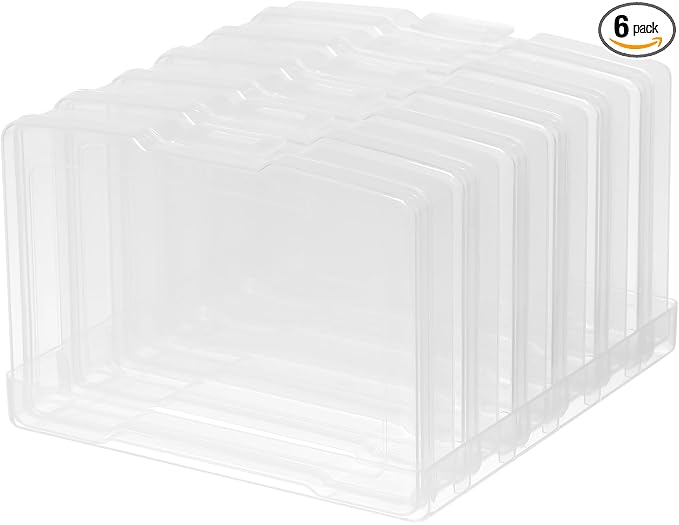 novelinks 6 Pcs 4"x6" Plastic Photo Storage Boxes by novelinks