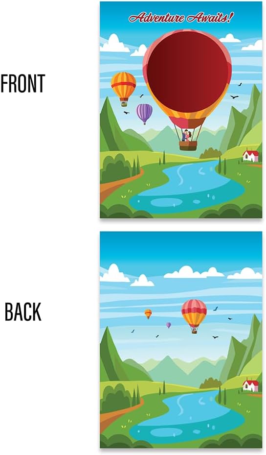 Make Your Own DIY Scratch Off Cards 20 Pack 3 in 4 in Note Cards and Stickers - Image 3