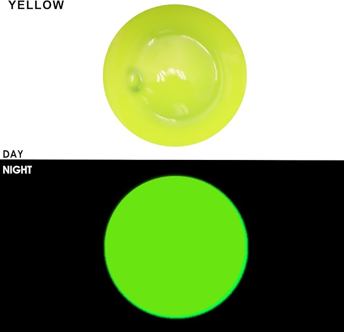 Artecho Yellow Glow in the Dark Acrylic Paint Set, 120ml / 4.05oz | Non-Toxic - Image 2