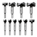10PCS Forstner Drill Bit,Carbide Tipped Forstner Bit for Hard Wood, Wood Drilling Hole Saw Set Woodworking Hinge Cutter Tool Kits for Wood Plastic Plywood