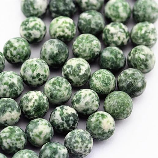 Zenkeeper 108 Pcs Green Spot Beads by Zenkeeper