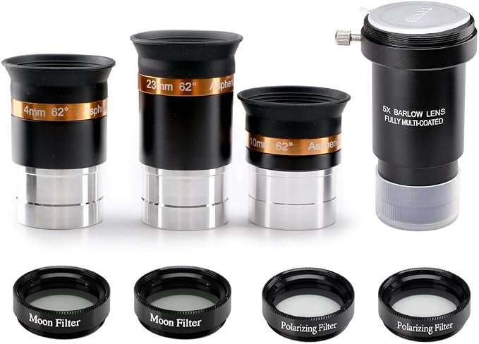62° Aspheric Eyepiece Set, 1.25" - Image 2