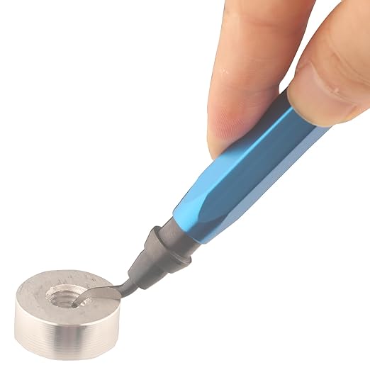 10PCS Deburring Blades Set, BK3010 S150 Blades for Small Holes (Diameter <1.5mm), 1.69in High-Speed Steel Rotary Blades for Precision Deburring, Compatible with Universal Deburring Tools
