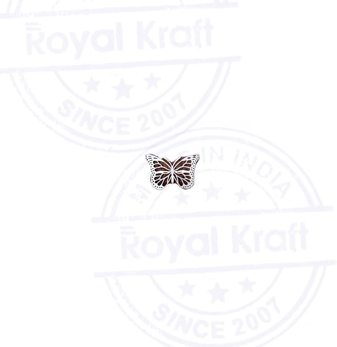 Royal Kraft Wooden Stamps DIY Fabric, Henna Printing Blocks THDtag057 - Image 2
