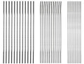 Scroll Saw Blades 10, 14, 21, 24 TPI - Fits SKIL SKL-80182 - Pinned Woodworking Sawblades (Pack of 24, 6 per TPI)