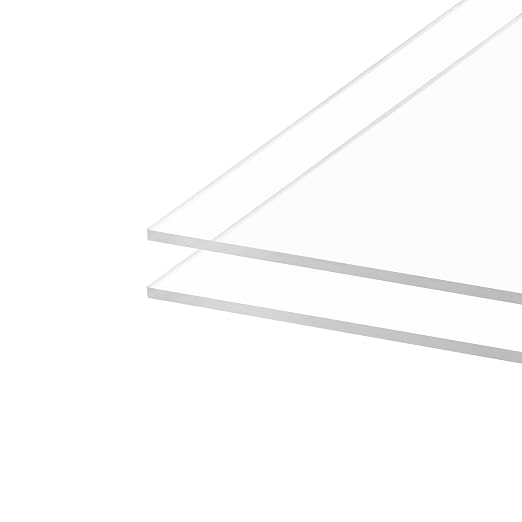 KAITELA Clear Cast Acrylic Sheet 12" x 12" x 1/8" Thick, Display Projects - Image 2