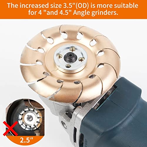 Upgraded Tungsten Carbide Wood Carving Disc Grinding Wheel, Angle Grinder - Image 3