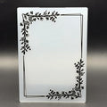 3D Plastic Embossing Folder TemplateFloral Vine Border Texture 5x7 Inch by Unknown