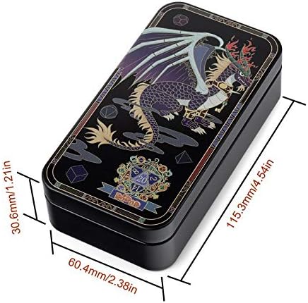 DNDND Metal Case With Foam for Dungeons and Dragons D&D Dice Storage - Image 2