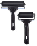 2Pcs Rubber Brayer Roller for Printmaking by AKIRO