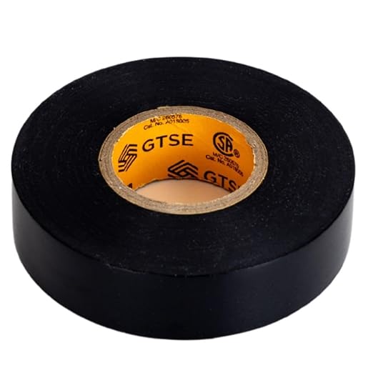 GTSE Black Electrical Tape, 120 Rolls Bulk Box – Waterproof, Industrial Grade Vinyl, 3/4 in x 66ft– Strong Self-Adhesive PVC Electric Tape for Wire Insulation, 7 Mil, 600V – UL/CSA Listed