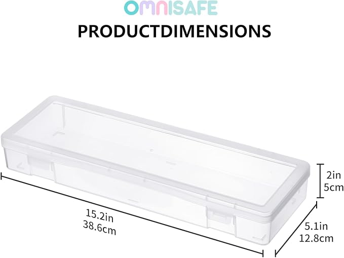 6 Pack Large Plastic Hobby Art Craft Organizer, Storage Containers | Stackable - Image 2