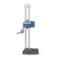 Dasqua 12"/300mm Double Beam Digital Height Gauge with Feed Wheel, Heavy Duty Cast Iron Base with Carbide-Tipped Scriber, Accuracy: ±0.0015"/0.04mm, Resolution 0.001"/0.01mm