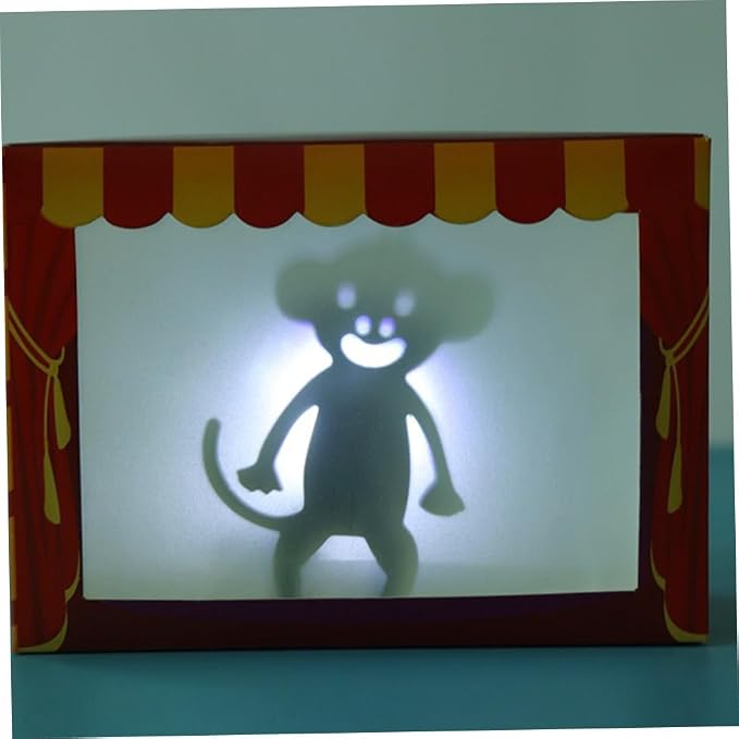 YARNOW 2Set DIY Puppet Theater Craft Interactive Shadow Puppets Kit - Image 4