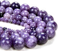 Zenkeeper 116 Pcs Lepidolite Beads by Zenkeeper