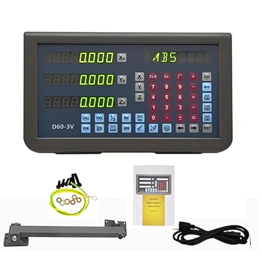 3 Axis Digital Readout DRO Display TTL Signal with EDM Function for Lathe Milling EDM Machine