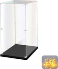 KOLIPI Acrylic Display Case for Collectibles Assemble Clear Acrylic Display Box by KOLIPI