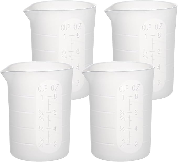 Gartful 250ml Silicone Measuring Cups, Casting Molds, Stain Jewelry Making by Gartful