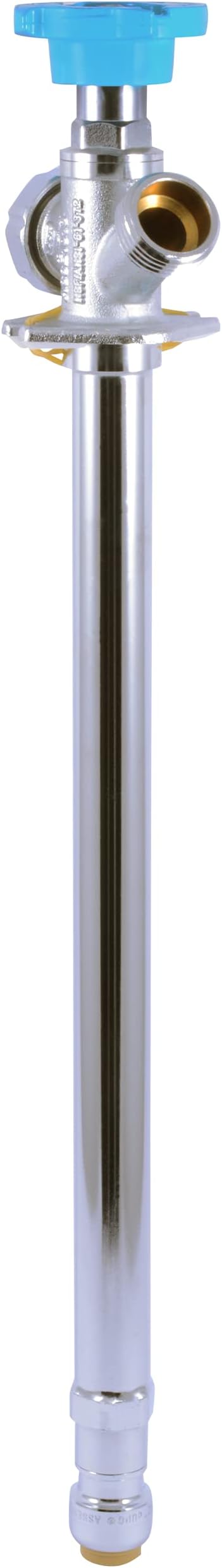 SharkBite 12 Inch Frost Free Sillcock, 1/2 x 3/4 Inch MHT, Push to Connect Brass Plumbing Fitting, PEX Pipe, Copper, CPVC, PE-RT, HDPE, 24636LF
