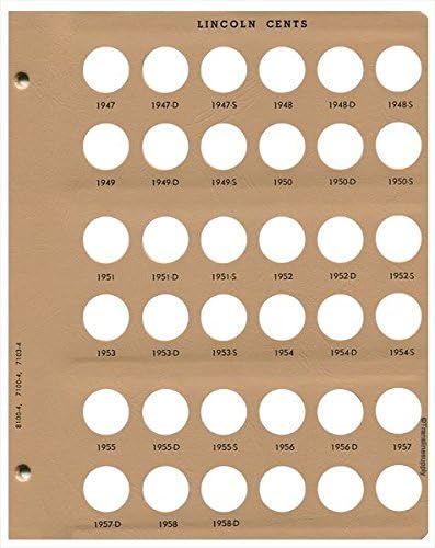 Dansco US Lincoln Wheat Cent Coin Album 1909 - Image 5