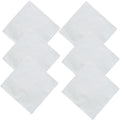 White Bandanas Women Men Large Cotton Tie Dye Party Supplies Plain Head Wrap by MLMOMVME